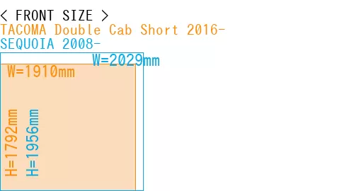 #TACOMA Double Cab Short 2016- + SEQUOIA 2008-